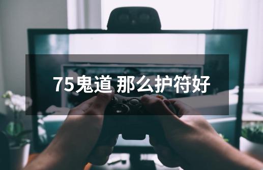 75鬼道 那么护符好-第1张-游戏信息-龙启网