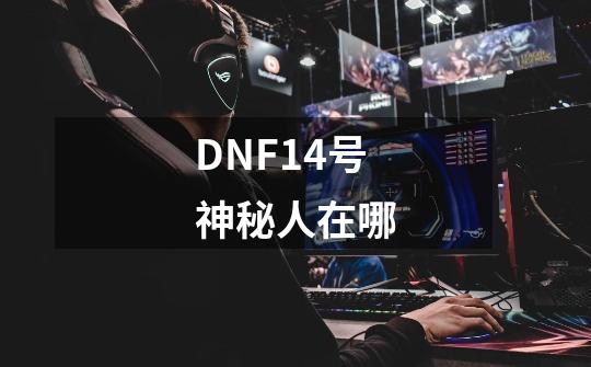 DNF14号神秘人在哪-第1张-游戏信息-龙启网