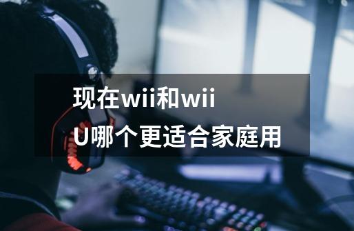 现在wii和wiiU哪个更适合家庭用-第1张-游戏信息-龙启网