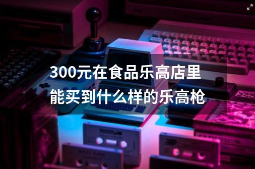 300元在食品乐高店里能买到什么样的乐高枪-第1张-游戏信息-龙启网