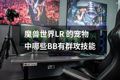 魔兽世界LR 的宠物中哪些BB有群攻技能-第1张-游戏信息-龙启网