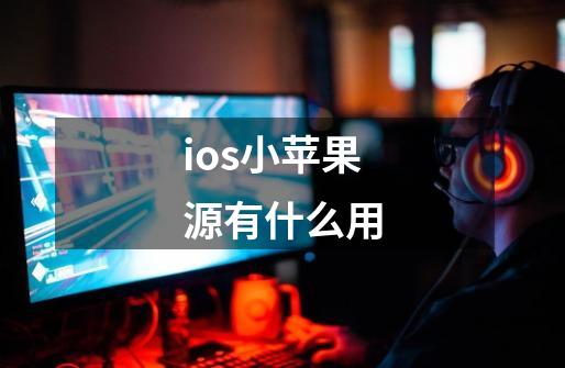 ios小苹果源有什么用-第1张-游戏信息-龙启网