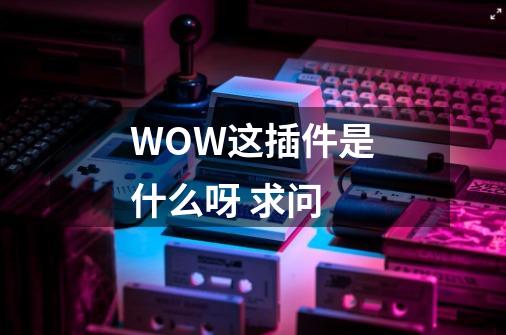 WOW这插件是什么呀 求问-第1张-游戏信息-龙启网