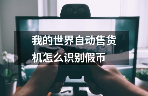 我的世界自动售货机怎么识别假币-第1张-游戏信息-龙启网