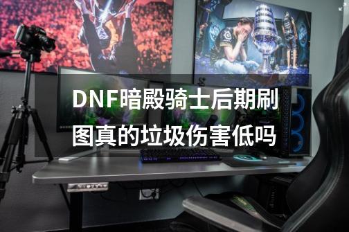 DNF暗殿骑士后期刷图真的垃圾伤害低吗-第1张-游戏信息-龙启网