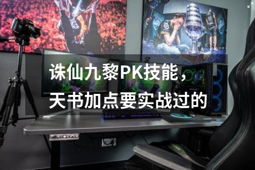 诛仙九黎PK技能，天书加点要实战过的-第1张-游戏信息-龙启网