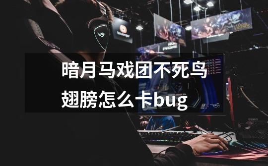 暗月马戏团不死鸟翅膀怎么卡bug-第1张-游戏信息-龙启网