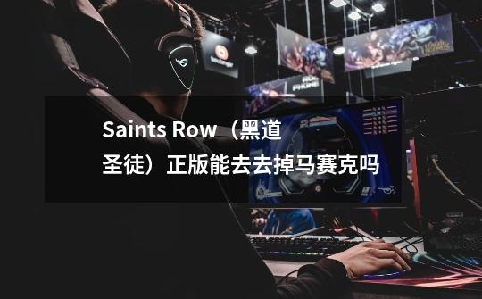 Saints Row（黑道圣徒）正版能去去掉马赛克吗-第1张-游戏信息-龙启网