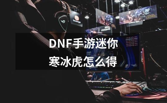 DNF手游迷你寒冰虎怎么得-第1张-游戏信息-龙启网