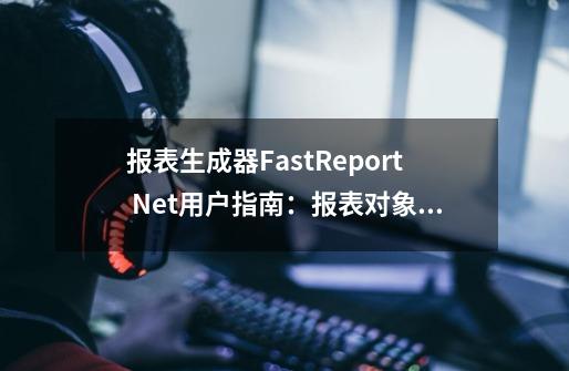 报表生成器FastReport .Net用户指南：报表对象的介绍-第1张-游戏信息-龙启网