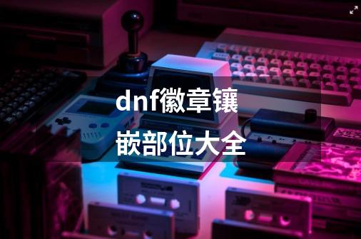 dnf徽章镶嵌部位大全-第1张-游戏信息-龙启网