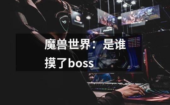 魔兽世界：是谁摸了boss-第1张-游戏信息-龙启网