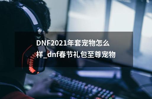 DNF2021年套宠物怎么样_dnf春节礼包至尊宠物-第1张-游戏信息-龙启网