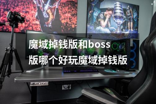 魔域掉钱版和boss版哪个好玩魔域掉钱版-第1张-游戏信息-龙启网