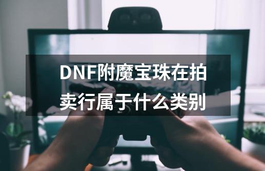 DNF附魔宝珠在拍卖行属于什么类别-第1张-游戏信息-龙启网