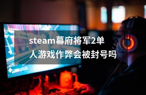 steam幕府将军2单人游戏作弊会被封号吗-第1张-游戏信息-龙启网