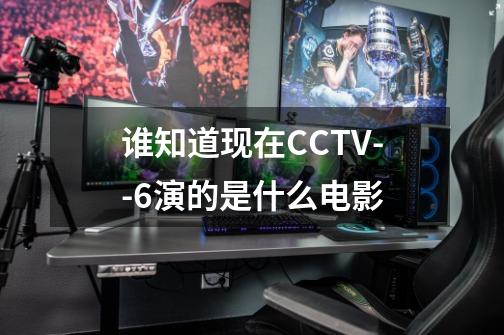 谁知道现在CCTV--6演的是什么电影-第1张-游戏信息-龙启网