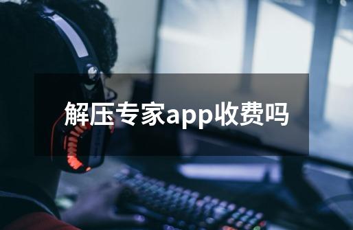 解压专家app收费吗-第1张-游戏信息-龙启网