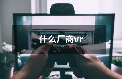 什么厂商vr-第1张-游戏信息-龙启网