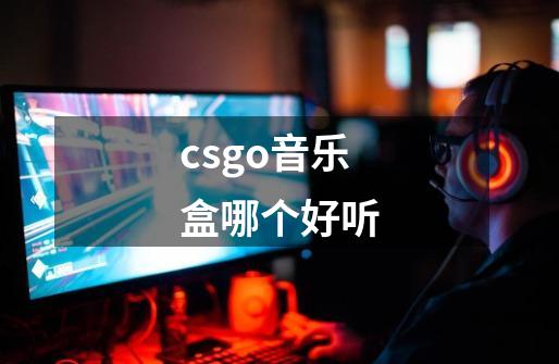 csgo音乐盒哪个好听-第1张-游戏信息-龙启网