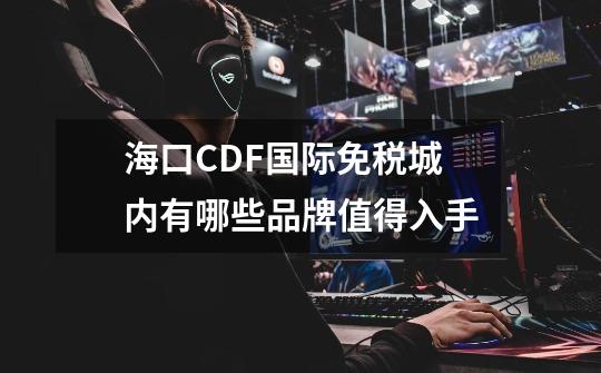 海口CDF国际免税城内有哪些品牌值得入手-第1张-游戏信息-龙启网