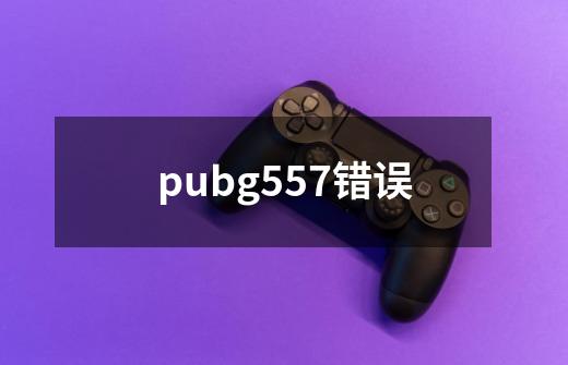 pubg557错误-第1张-游戏信息-龙启网