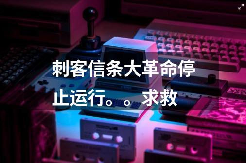 刺客信条大革命停止运行。。求救-第1张-游戏信息-龙启网