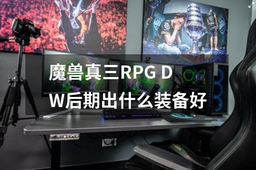 魔兽真三RPG DW后期出什么装备好-第1张-游戏信息-龙启网