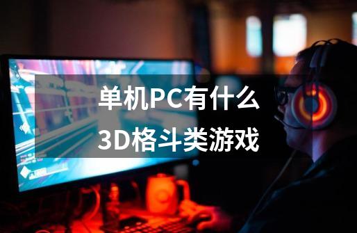 单机PC有什么3D格斗类游戏-第1张-游戏信息-龙启网