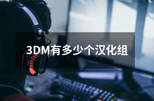 3DM有多少个汉化组-第1张-游戏信息-龙启网