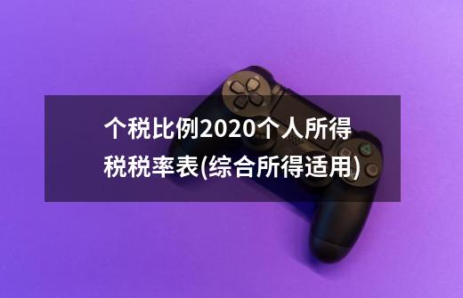 个税比例2020个人所得税税率表(综合所得适用)-第1张-游戏信息-龙启网