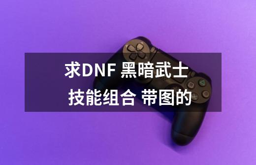 求DNF 黑暗武士 技能组合 带图的-第1张-游戏信息-龙启网