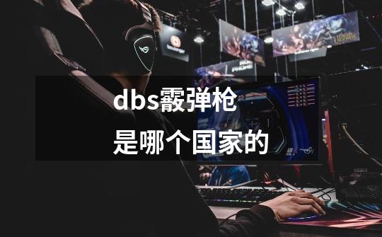 dbs霰弹枪是哪个国家的-第1张-游戏信息-龙启网