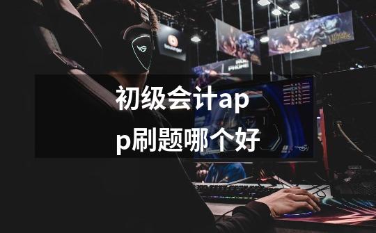 初级会计app刷题哪个好-第1张-游戏信息-龙启网