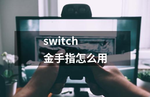 switch金手指怎么用-第1张-游戏信息-龙启网