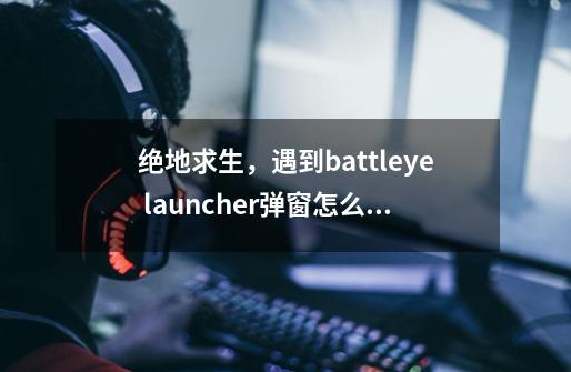 绝地求生，遇到battleye launcher弹窗怎么办。-第1张-游戏信息-龙启网