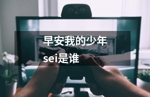 早安我的少年sei是谁-第1张-游戏信息-龙启网