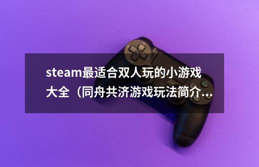 steam最适合双人玩的小游戏大全（同舟共济游戏玩法简介）-第1张-游戏信息-龙启网