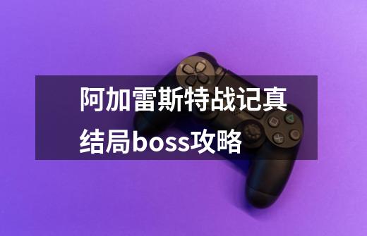 阿加雷斯特战记真结局boss攻略-第1张-游戏信息-龙启网