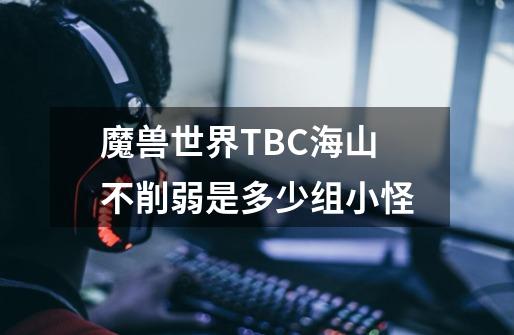 魔兽世界TBC海山不削弱是多少组小怪-第1张-游戏信息-龙启网