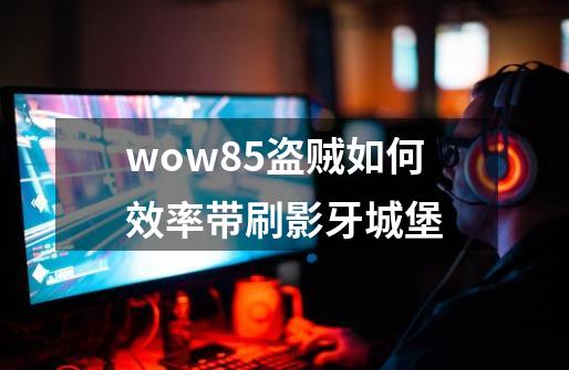 wow85盗贼如何效率带刷影牙城堡-第1张-游戏信息-龙启网