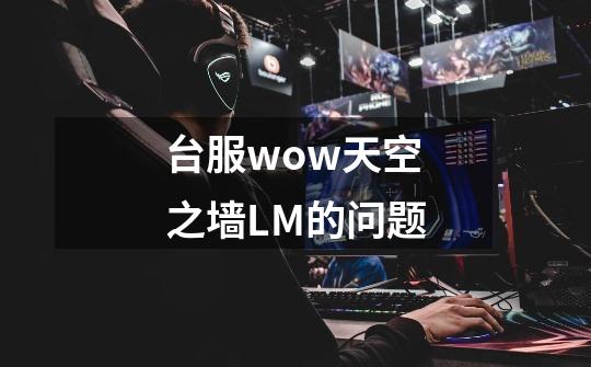 台服wow天空之墙LM的问题-第1张-游戏信息-龙启网