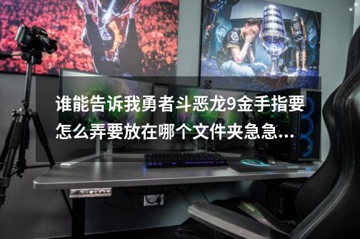 谁能告诉我勇者斗恶龙9金手指要怎么弄要放在哪个文件夹急急急-第1张-游戏信息-龙启网