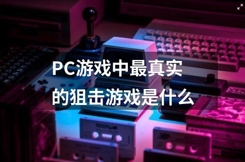 PC游戏中最真实的狙击游戏是什么-第1张-游戏信息-龙启网