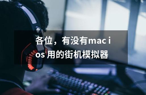 各位，有没有mac ios 用的街机模拟器-第1张-游戏信息-龙启网