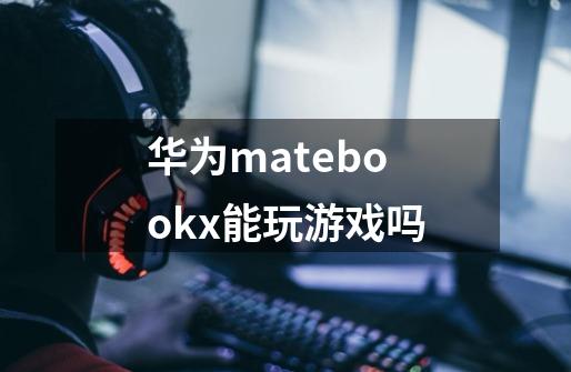 华为matebookx能玩游戏吗-第1张-游戏信息-龙启网