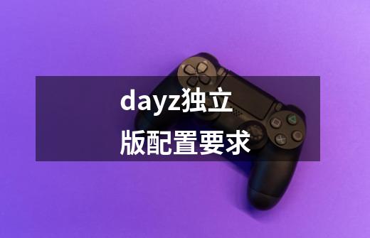 dayz独立版配置要求-第1张-游戏信息-龙启网