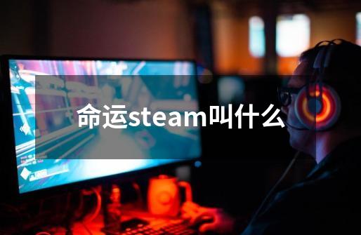 命运steam叫什么-第1张-游戏信息-龙启网