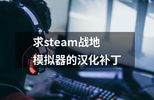 求steam战地模拟器的汉化补丁-第1张-游戏信息-龙启网