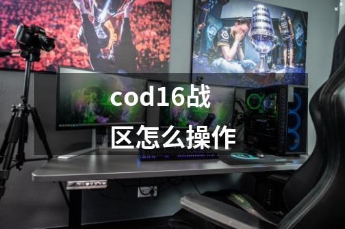 cod16战区怎么操作-第1张-游戏信息-龙启网